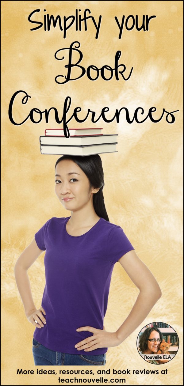 Book Conferences Engaging and Simple Nouvelle ELA Teaching Resources