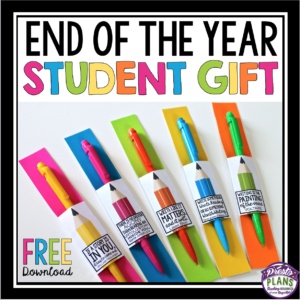 Free End of the Year Gifts for Secondary Students. (resource round-up at teachnouvelle.com)