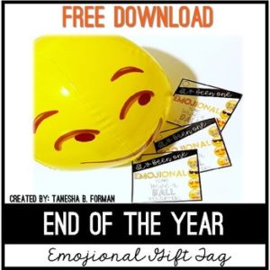 Free End of the Year Gifts for Secondary Students. (resource round-up at teachnouvelle.com)