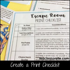 Using Escape Rooms in ELA is a great way to promote collaboration, critical thinking, and engagement. Students work together on a variety of tasks to find the necessary keys to escape. Learn more about how to develop and set up a successful escape room for your students.