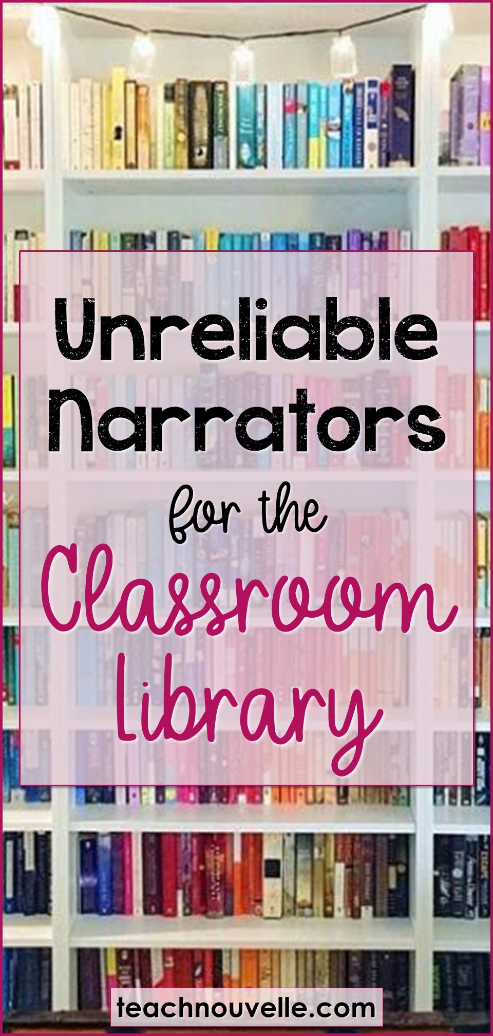 Books with unreliable narrators are great additions to your classroom library. It’s easy to find rich examples of unreliable narrators in YA Lit, and here are some tips for discussing these characters with middle school and high school students. (blog post)