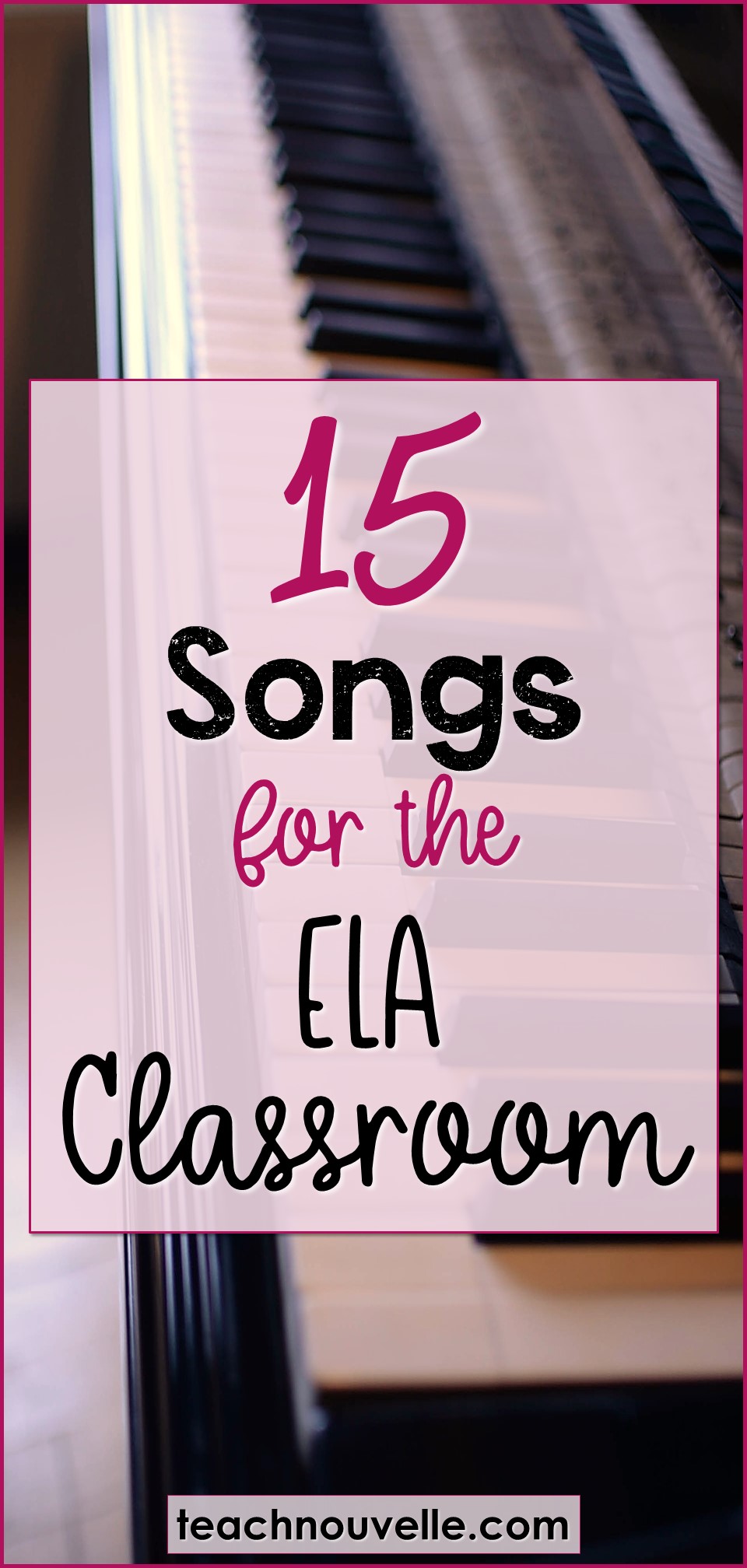 Using music in the secondary classroom is a great way to engage students, so here are some songs to use in ELA, and some ways to use them. (Blog post)