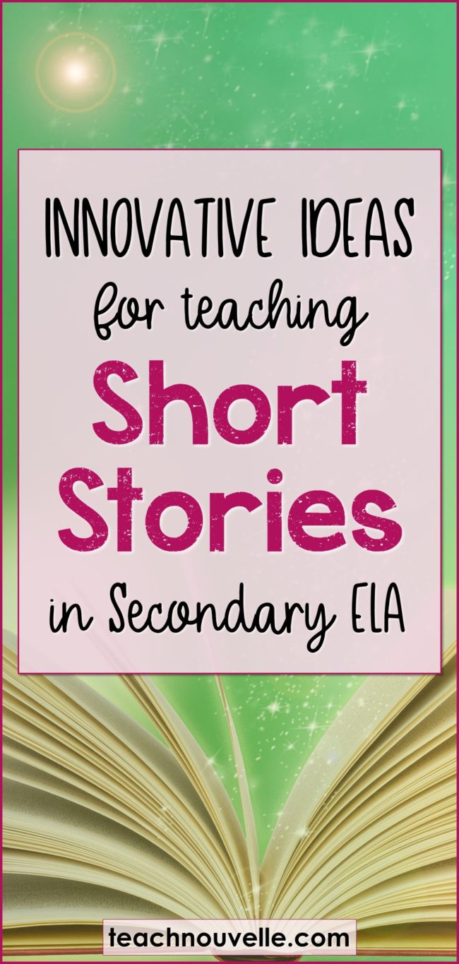 Here are some of my favorite resources and ideas for teaching short stories in middle school and high school. Teaching short stories can be a great way to build student confidence and endurance with a number of skills. These texts span all genres and are hugely versatile – teach them as a unit or woven in with other texts throughout the year. (blog post)