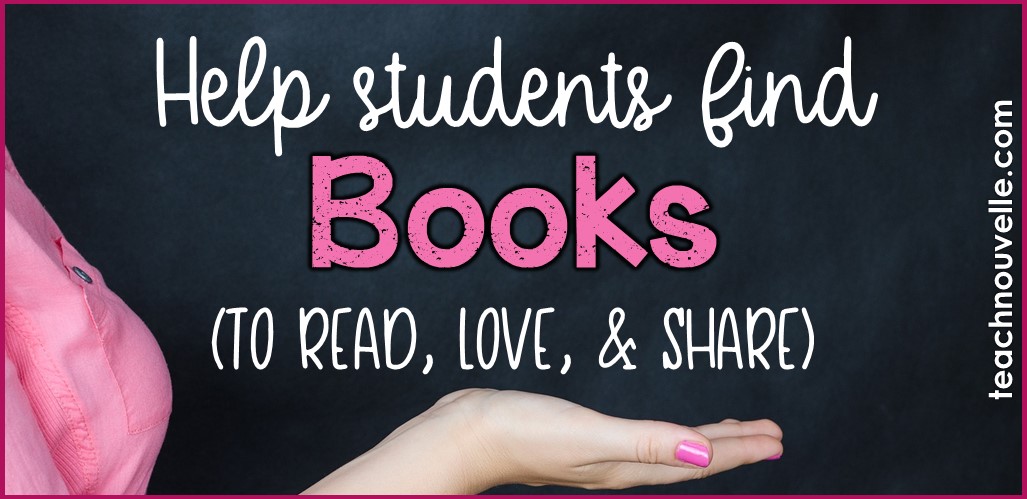 As students become more confident readers, they want to know what to read next. Here are some ways you can make solid book recommendations for teens. (blog post at teachnouvelle.com)