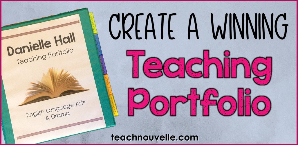 Create A Winning Teaching Portfolio Nouvelle ELA Teaching Resources   Create A Winning Teaching Portfolio Pin 