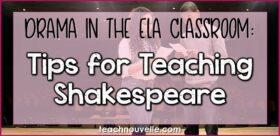 Tips for Teaching Shakespeare Cover