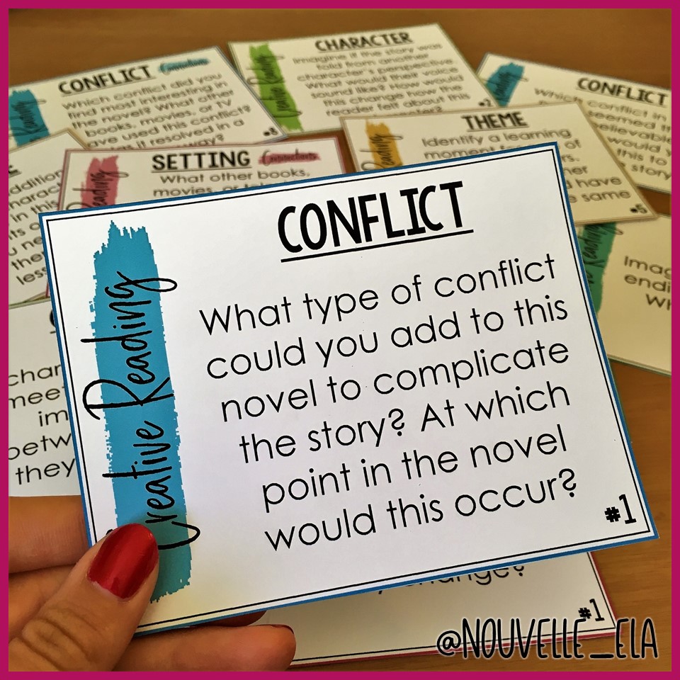 Conflict Creative Reading card