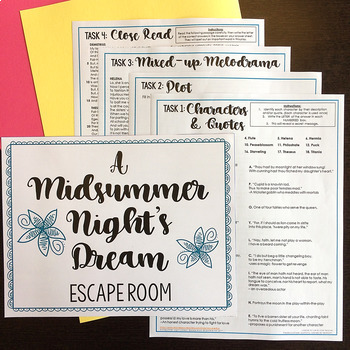 A Midsummer Night's Dream - Memorable Escape Room Review - Nouvelle ELA ...
