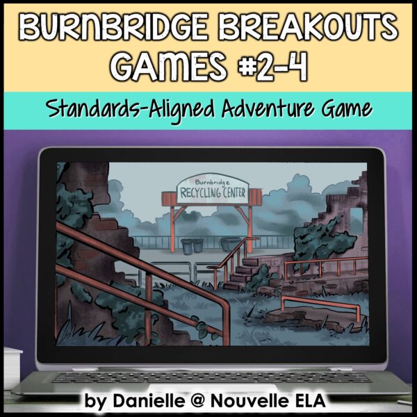 Reading Intervention Digital Escape Room - Burnbridge Breakouts #2-4