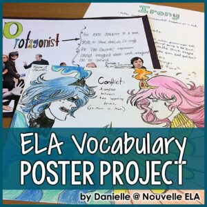 ELA Vocabulary Poster Project