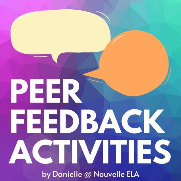 Peer Feedback Activities - big change