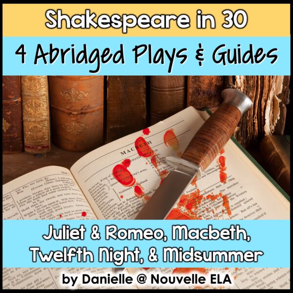 Shakespeare Plays abridged 4 play bundle