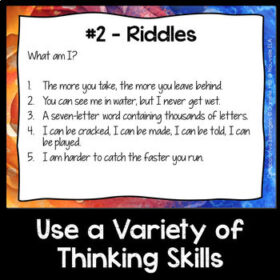 Collaborative Bell Ringer Activity - Free Week - Team Trivia, Puzzles, and Riddles - Image 3