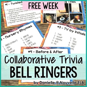 collaborative bell ringer activity resource