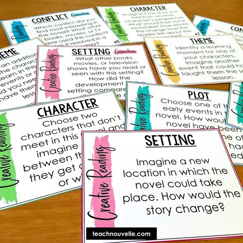 creative-reading-response-activities-for-any-novel-nouvelle-ela