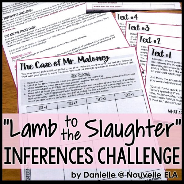 Lamb to the Slaughter Inferences Challenge