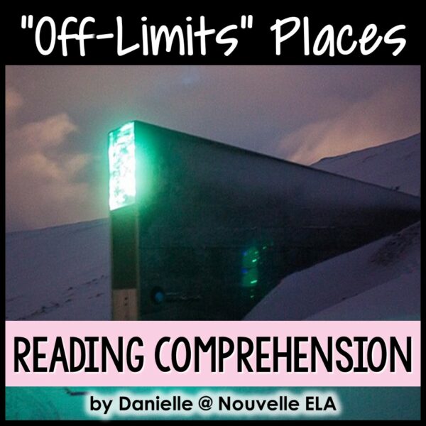 Off Limits is a high school reading comprehension activity.
