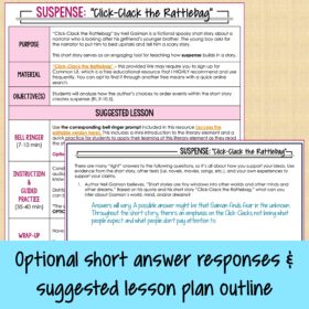 Highly Effective Suspense Analysis Activity Using Short Story "Click-Clack the Rattlebag" - Image 4