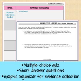 Wonderful Winter Themed Nonfiction Reading Bundle - 8th Grade - Image 3