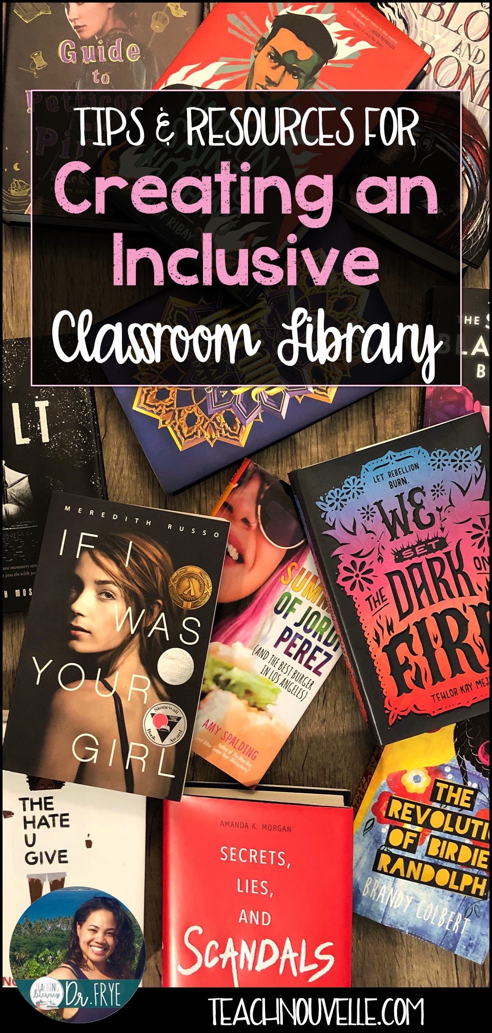 Creating an Inclusive Classroom Library pin